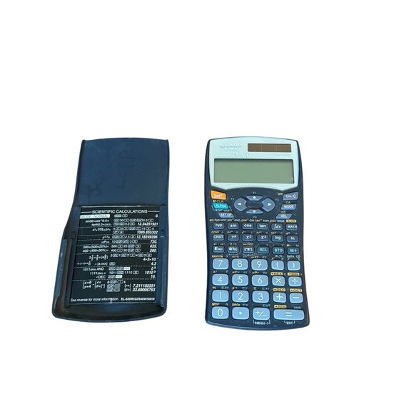 SHARP EL-506W Scientific Calculator Advanced D.A.L. Twin Power Solar & Battery - Picture 1 of 3